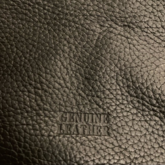 Giani Bernini Natural Black Convertible Crossbody Wristlet Pebbled Leather - Picture 5 of 6